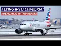 FLYING INTO CHI-BERIA American A319 Main Cabin Extra Review