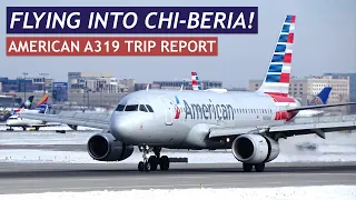 FLYING INTO CHI-BERIA American A319 Main Cabin Extra Review