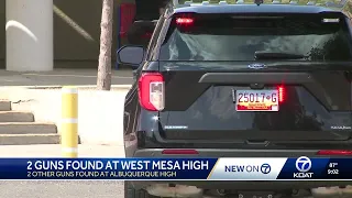 Four guns recovered from high schools in Albuquerque