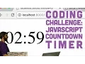 Coding Challenge JavaScript Countdown Timer