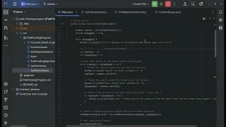Path finding program using java