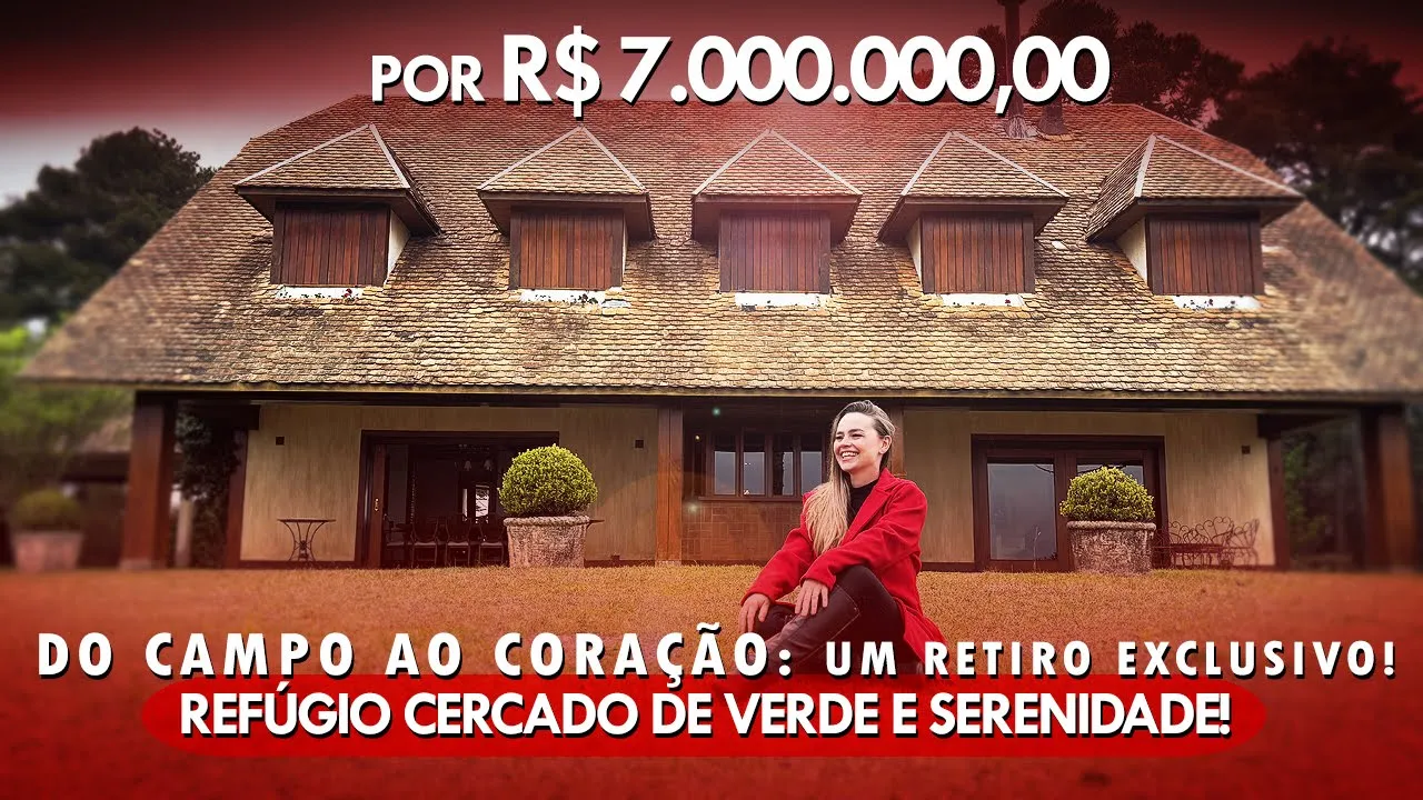 Video do Imóvel: Uma casa de campo que é um verdadeiro tesouro escondido na serra de Campos do Jordão