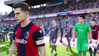 BOLOGNA X MILAN AO VIVO COM IMAGENS JOGO DE HOJE ASSISTA GAMEPLAY EFOOTBALL PES2021 PS4
