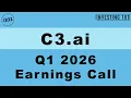 C3 ai Q1 2026 Earnings Call Q1 2026 Earnings Conference Call Q1 2026 Results