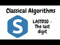 SPOJ LASTDIG - The last digit