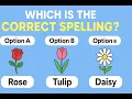 Spelling Game for Kids Rose Tulip Daisy - Learn with Fun