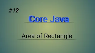 Area of rectangle bu using eclipse