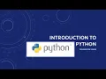 Intro to Python Programming and Data Types