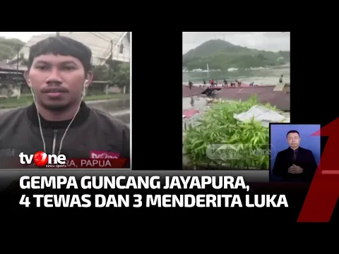Restoran di Jayapura Ambruk ke Laut usai Diguncang Gempa