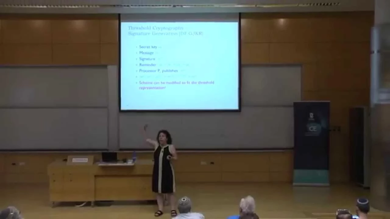 Secure Multiparty Computation Tal Rabin - Technion lecture part 2