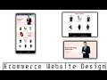 Responsive E-Commerce Fashion Website Design Template Using HTML CSS - JavaScript Il Step By Step