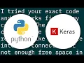 This error while downloading datasets ValueError operation on closed file