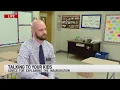 History teacher explains the inauguration to kids how to celebrate change