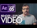 How to Render Export in After Effects - Eng Sub