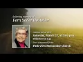 Fern Hostetler memorial service