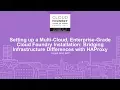 Setting up a Multi-Cloud Enterprise-Grade Cloud Foundry Installation Bridging Infrastructure