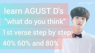 Download Learn how to rap AGUST D \ MP3