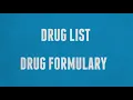 What are Drug List and Formularies