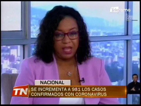 Se incrementa a 981 casos confirmados con coronavirus