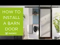 How to Install a Masonite Barn Door Kit