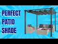 Outdoor Retractable Pergola Canopy for Patio Shade
