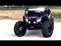 The Show Stopper Can-Am Maverick X3 X DS Turbo RR with Thumper Fab Rockford Fosagte and Rigid