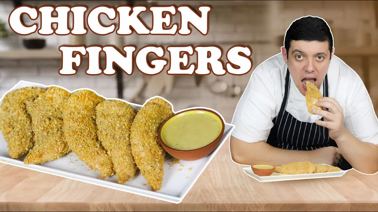 Baked Chicken Fingers Recipe   Easy Chicken Tenders Recipe