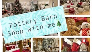 Pottery Barn Shop with me Christmas and Traditional decor