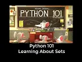 Python 101 - Learning About Sets