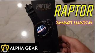 The BEST Smart Watch Alpha Gear Raptor Smart Watch
