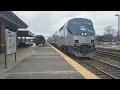 Railfanning Amtrak BNSF CN and Metra in Naperville IL 2024