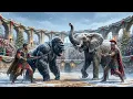 Lagu MONSTER BATTLE: King Kong vs. African Elephant | Who survives in the Roman Colosseum? | 4K ⚔️
