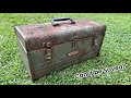 Restoring a Vintage CRAFTSMAN Tool Box Left to RUST