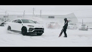 Towing a Skier Behind a Lamborghini Urus Empire Auto