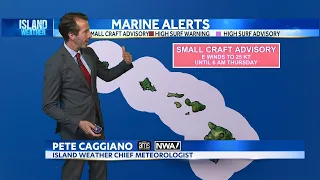 Thursday Weather Forecast Trade showers increase as weekend swell builds
