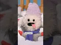 Stuffy learns to dress for winter