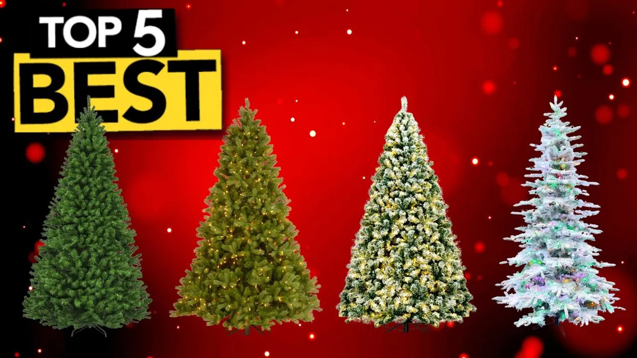 TOP 5 Best FEEL REAL Artificial Christmas Trees of 2023