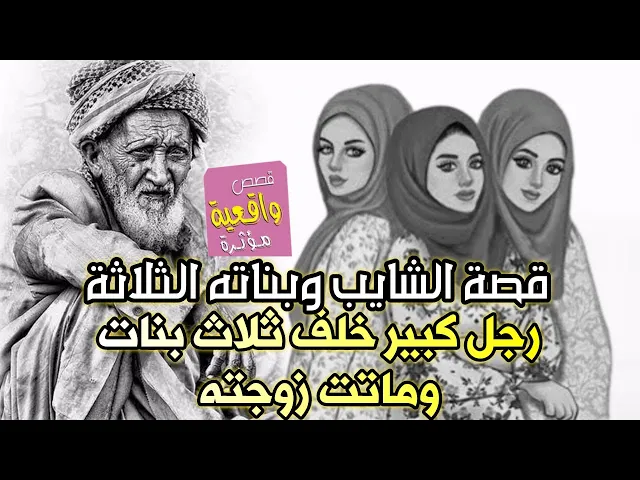⁣قصة الشايب وبناته الثلاثة - رجل كبير خلف ثلاث بنات وماتت زوجته وطردنه - قصة حقيقية مؤلمة