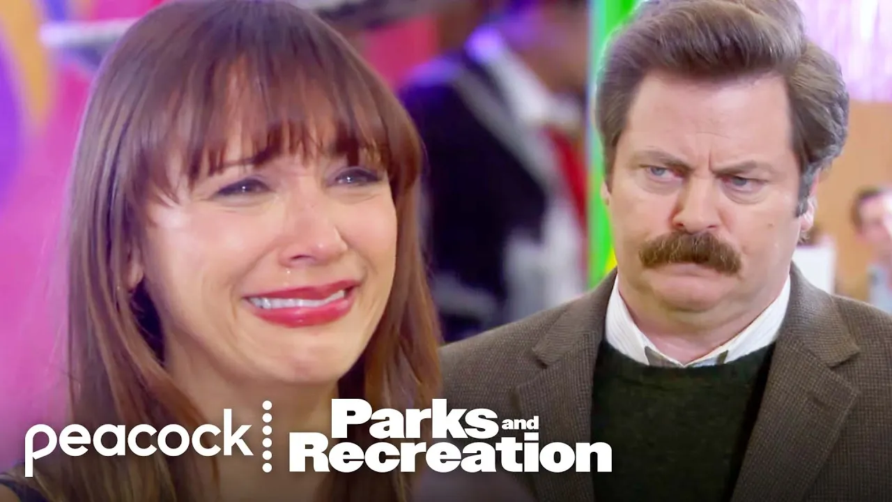 Ron makes Ann sob with one sentence | Parks and Recreation