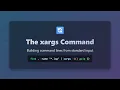 Master the xargs Command Build Command Lines from Standard Input