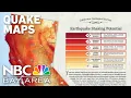 California Geological Survey map shows eart uake shaking potential
