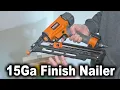 How to Use a Ridgid 15 Gauge Finish Nailer