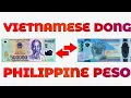 Vietnamese Dong To Philippine Peso Exchange Rate Today VND To PHP Dong To Peso