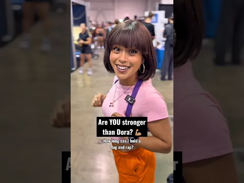 New oddly specific flex unlocked ๐ #humanflag #dora #wednesday #fitexpo