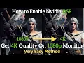 Download Lagu How To Enable Super Resolution or DSR on Nvidia GPU (Get 4K Quality on 1080P Monitor)