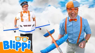 Blippi Builds A Plane To Fly | Blippi and Meekah Best Friend Adventures | Educational Videos
