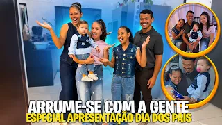 ARRUME-SE com a FAMILIA| EMOCIONANTE APRESENTAÇÃO das MENINAS pra MOZIM😭 