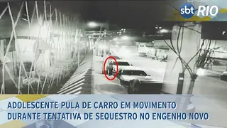 Adolescente pula de carro em movimento durante tentativa de sequestro no Engenho Novo