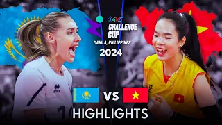  kazakhstan vs vietnam final highlights avc challenge cup 2024