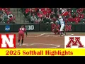 Minnesota vs Nebraska Softball Game Highlights 3 22 2025